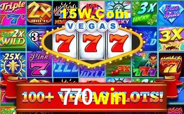 770win: Jogos de Caça-Níqueis-Altas Recompensas, Roleta-Velocidade, Blackjack-Desafios Máximos